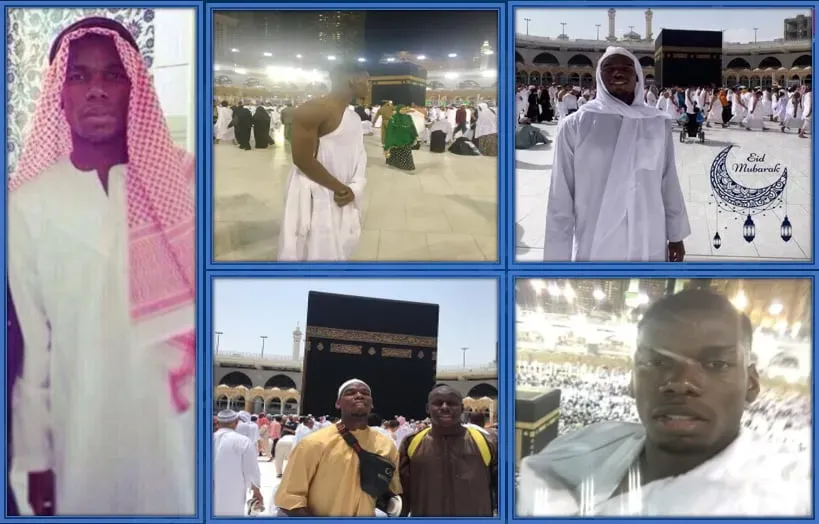 Paul Pogbas Religion ist der Islam.