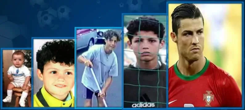 Biographie de Cristiano Ronaldo - De son enfance au moment de la gloire.