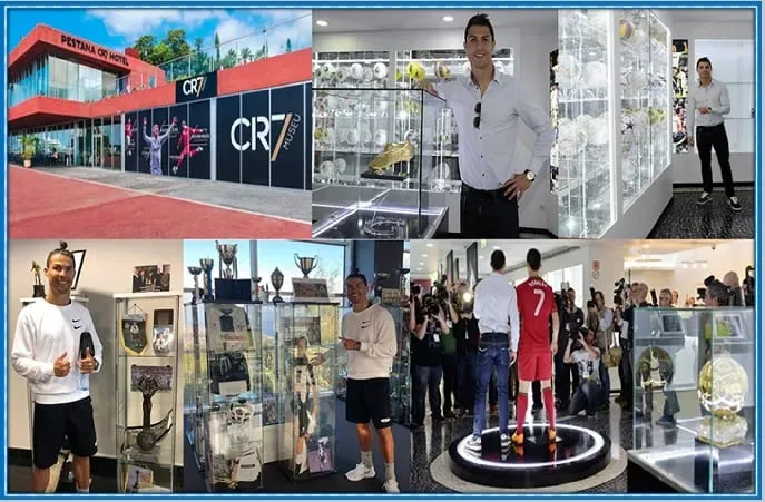 Une vue du mus&eacute;e de Cristiano Ronaldo - qui est g&eacute;r&eacute; par son fr&egrave;re.