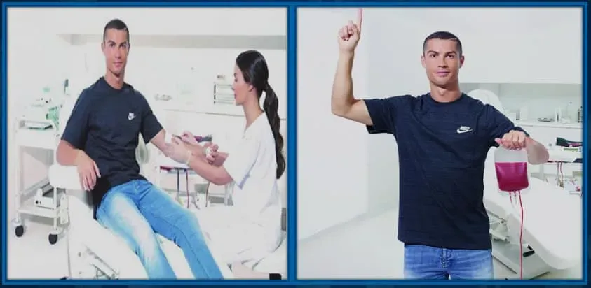 Pourquoi CR7 fait un don de sang - EXPLIQU&Eacute;.