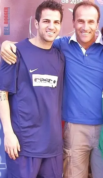 Cesc Fabregas and Father (Francesc F&agrave;bregas Sr.