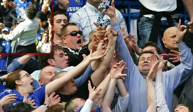 Jose Mourinho- The Medal Throwing One.