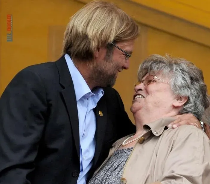 Jurgen Klopp and Mother, Elisabeth Klop.