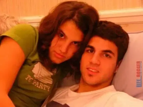 Cesc Fabregas and Sister (Carlota Fabregas).
