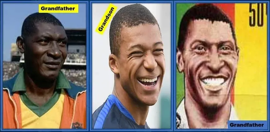 Ser du en likhet mellan Kylian Mbappe och hans p&aring;st&aring;dda farfar - Mar&eacute;chal Samuel Mbapp&eacute; L&eacute;pp&eacute;?