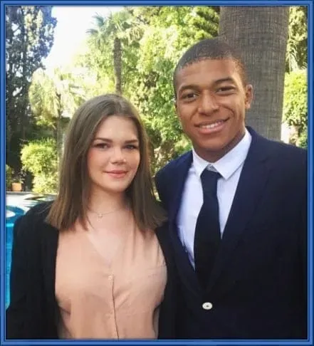Vem &auml;r Camille Gottlieb? Damen som blev k&auml;r i Mbappe.