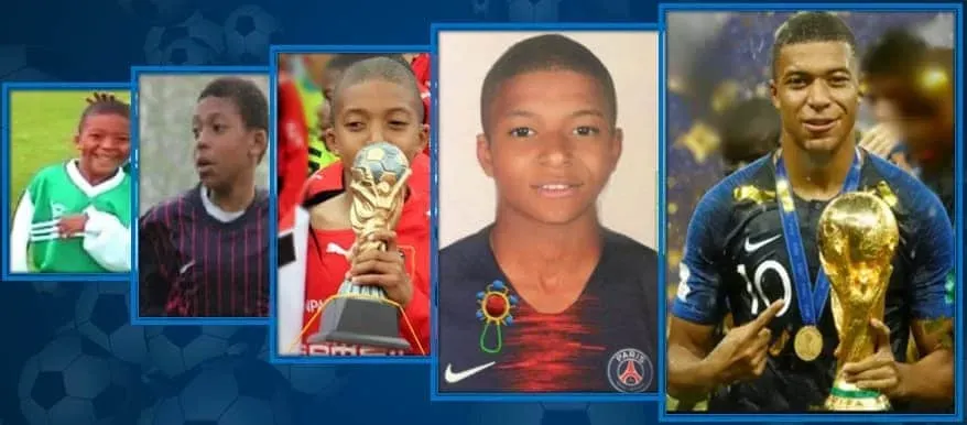 Kylian Mbappe Biografi i bilder - Fr&aring;n hans tidiga dagar till n&auml;r han blev en superstj&auml;rna.