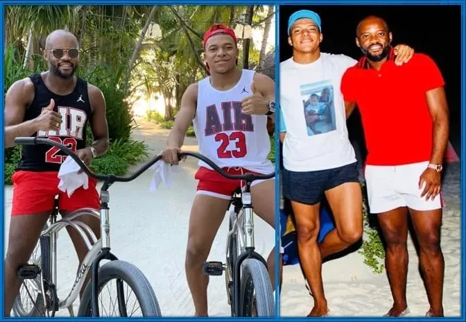 Kylian och storebror - Jires Kembo-Ekoko &auml;r riktigt n&auml;ra.