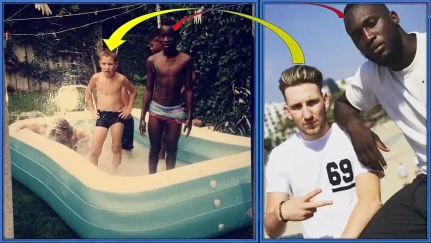 You see these two best friends (Romelu and Vinnie)? They've both come a long way in life.