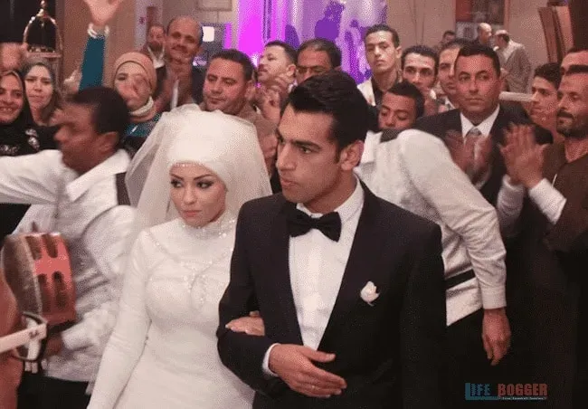La ceremonia de boda entre Magi Sadeq y Mohamed Salah.