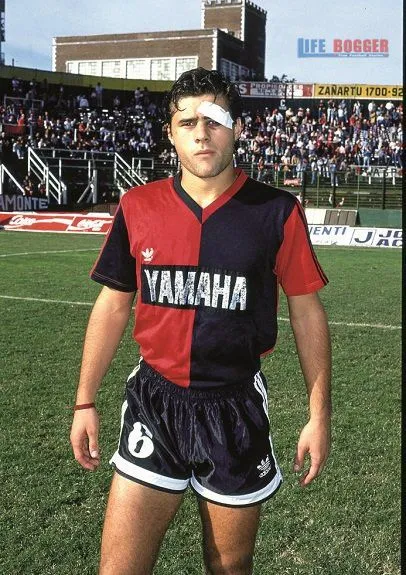 Young Mauricio Pochettino - in his early career years.