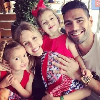 The Radamel Falcao Family.