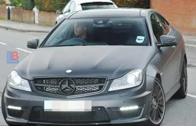 Raheem Sterling's Mercedes C63.