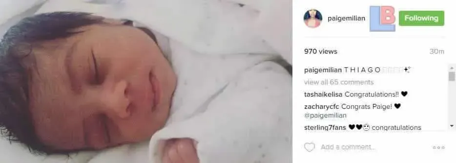 Raheem Sterling's Son, Thiago Sterling.