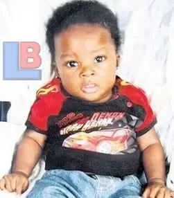 One of the earliest childhood photos of Raheem Sterling.