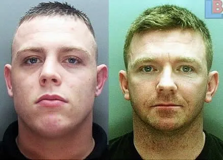 Burglars, Ryan (left) and Kelvin (right) once stole from Theo Walcott.