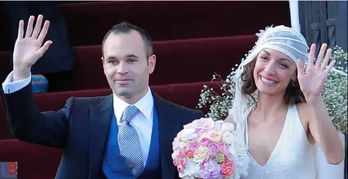 Andres Iniesta's Wedding Photo.