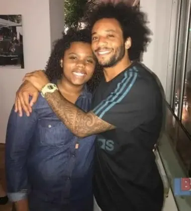 Meet Julia Vieira, she is Marcelo's sister.