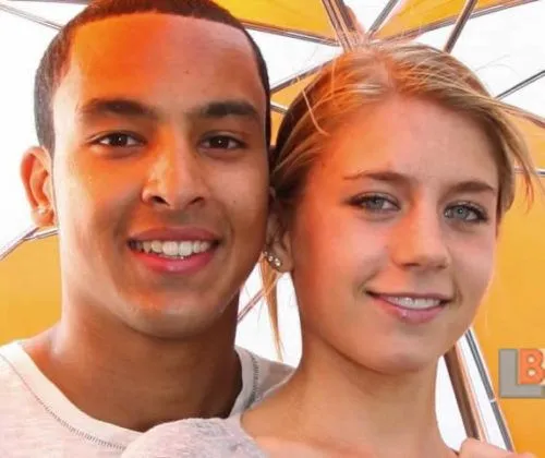 Theo Walcott and Melanie Slade- Early days of Love.
