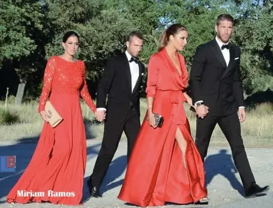 Sergio Ramos sister. Mariam as brides, maid.
