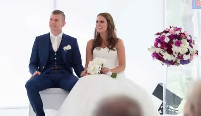 Toni Kroos Wedding Photo.