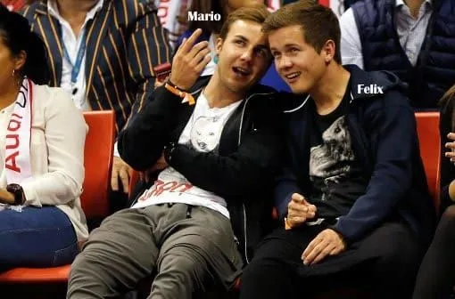 Mario Gotze and Kid Brother - Felix Gotze.