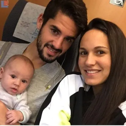 Isco's family photo.