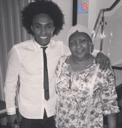 Maria da Silva and her Son Willian.