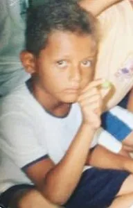 Richarlison, in his childhood.