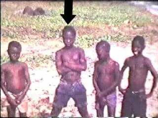 The childhood years of George Weah.