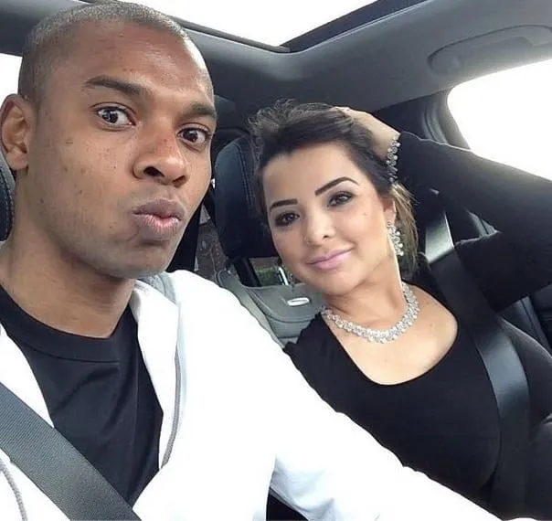 Beautiful Glaucia Roza and Fernandinho.
