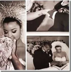 The wedding between Glaucia Roza and Fernandinho.