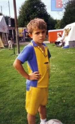 This is young Xherdan Shaqiri in his glorious childhood days.