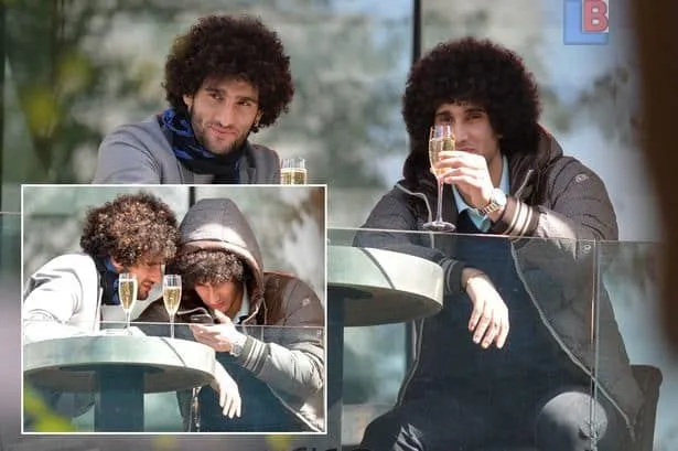Marouane Fellaini and twin brother, Mansour.