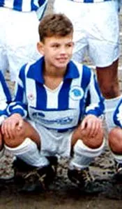 This is Edin Dzeko in his childhood.