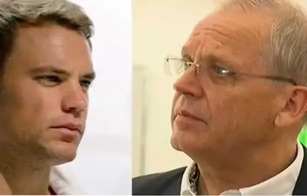 Peter Neuer and his son, Manuel.