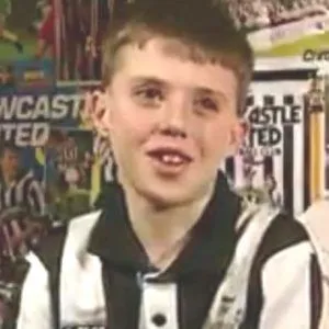 This is young Michael Carrick, in his boyhood years.