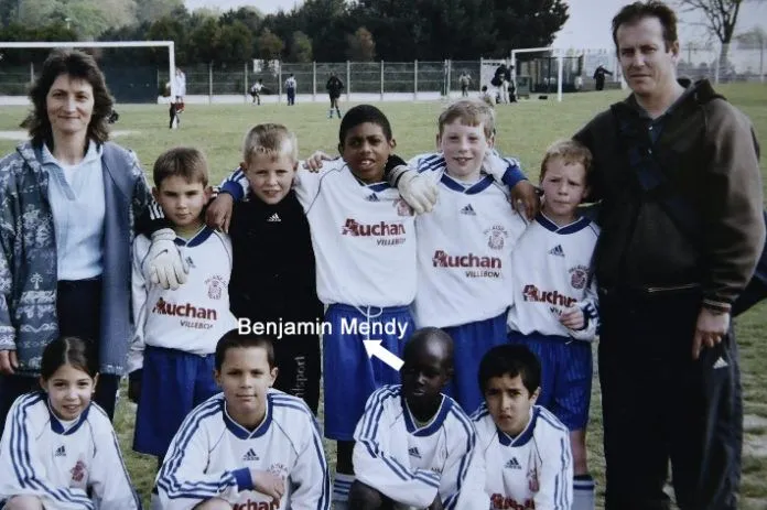 This is Benjamin Mendy in his Childhood.