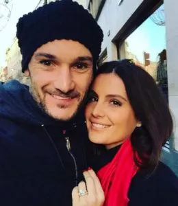 Meet Hugo Lloris and his wife.