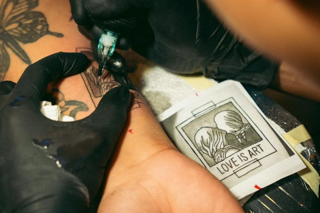 Illustrative stock photo: tattoo detail
