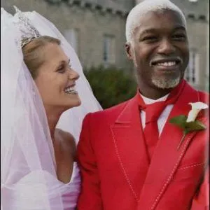 The wedding of Djibril Cisse and Jude Littler.