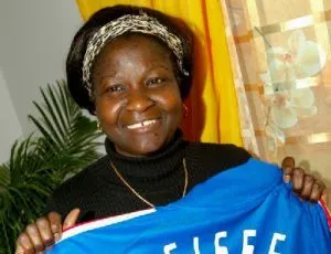 This is Karidiata Ciss&eacute;. She is Djibril's Mum.