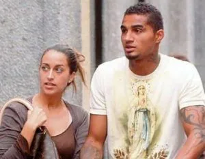 Jennifer Michelle and Kevin-Prince Boateng pictured together.