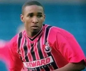 Young Jermain Defoe in his early career years.