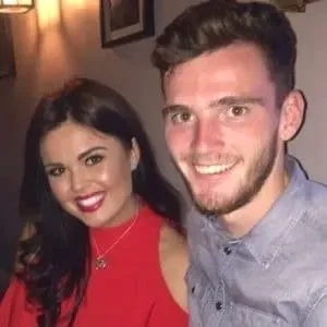 Rachael Roberts and Andy pictured together.