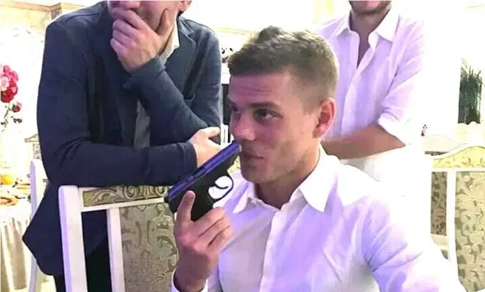 One of Aleksandr Kokorin's controversial moments.