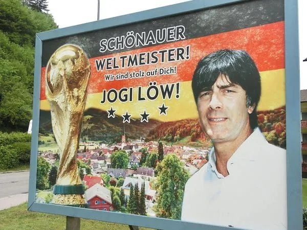 This is the beloved entrance to Joachim Low's place of family origin.
