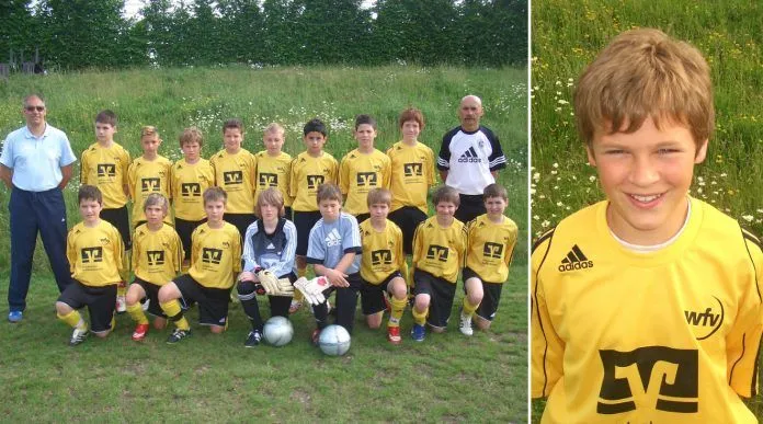 The sweet boyhood years of Joshua Kimmich.