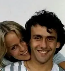 Christelle Bigoni and her husband in their early relationship years.