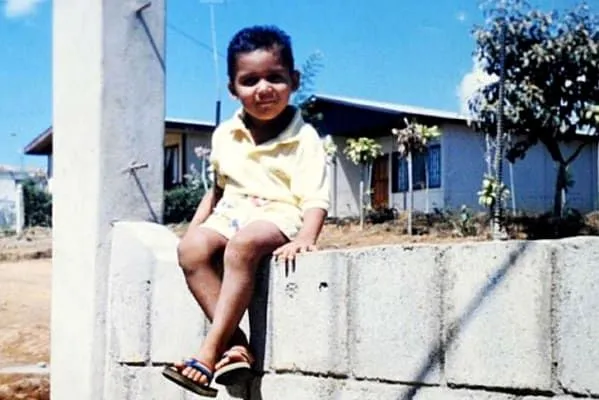 Keylor Navas as a Kid.